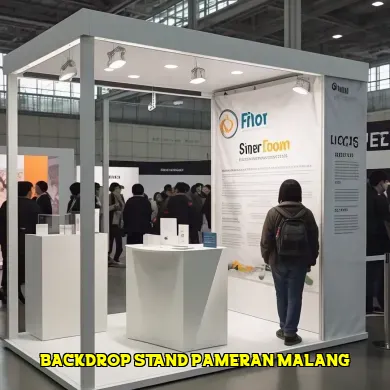 backdrop stand pameran malang
